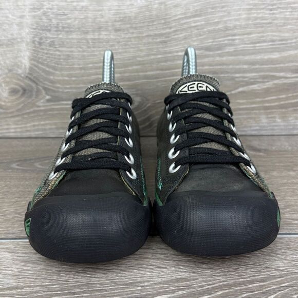 Keen Coronado II Women’s Sz 7.5 Gray Canvas Black Low Top Lace Up Sneakers - Picture 2 of 12
